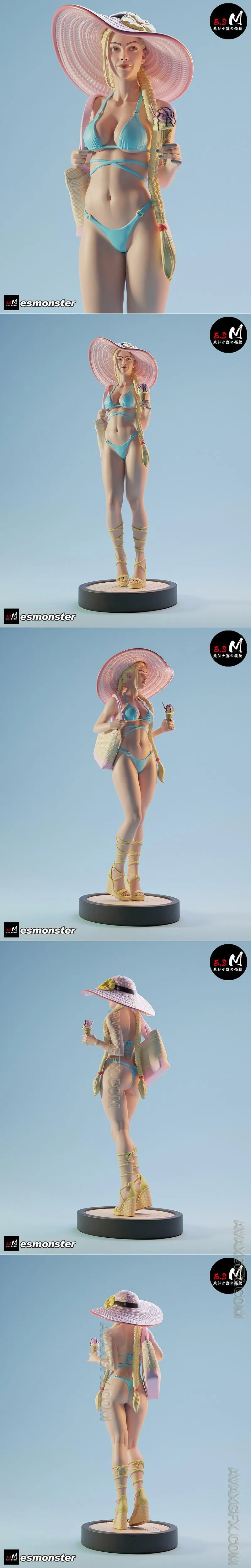 E.S Monster - Cammy P5 - STL 3D Model