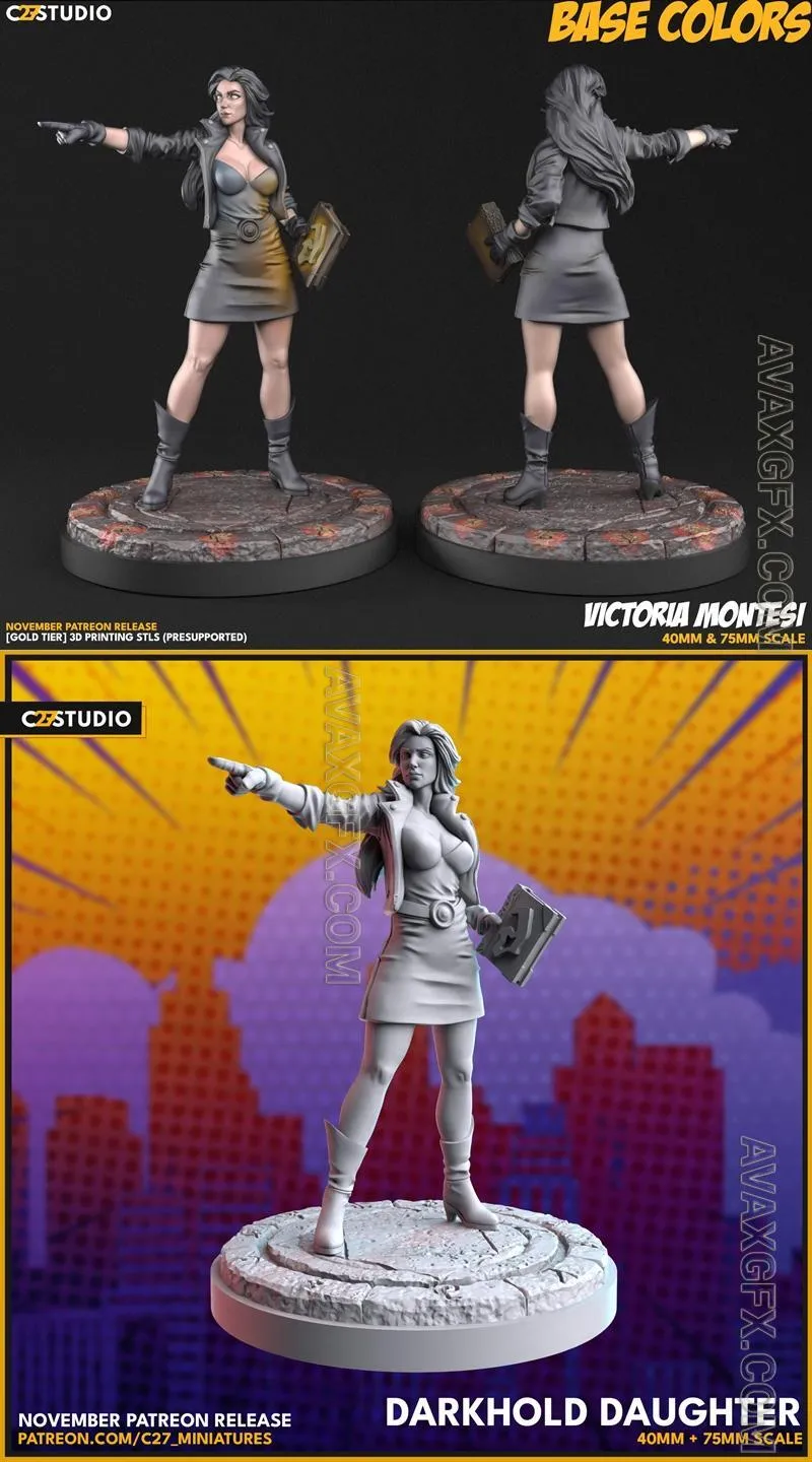 Vicky Montessi - STL 3D Model