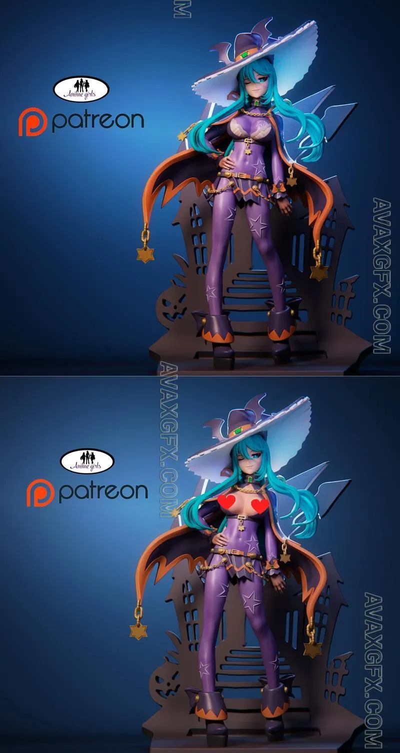 Anime Girls - Natsumi - STL 3D Model