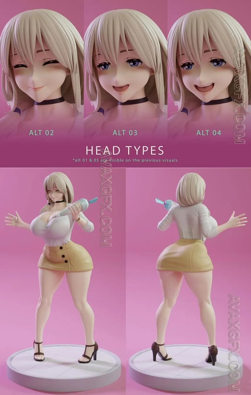 Uzaki Tsuki - STL 3D Model