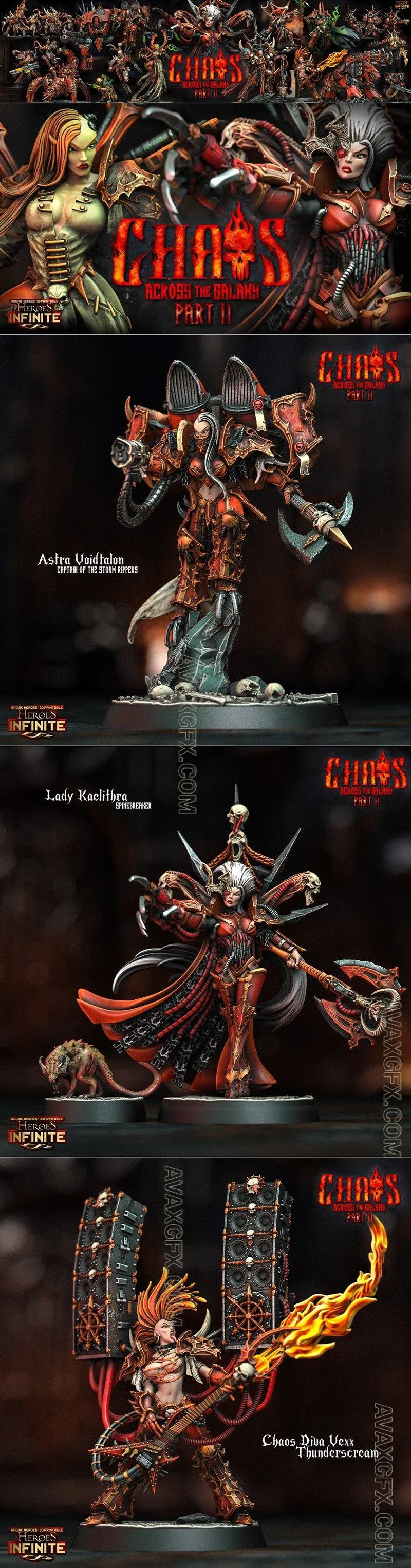 Heroes Infinite - Chaos Across the Galaxy Part II September 2024 - STL 3D Model