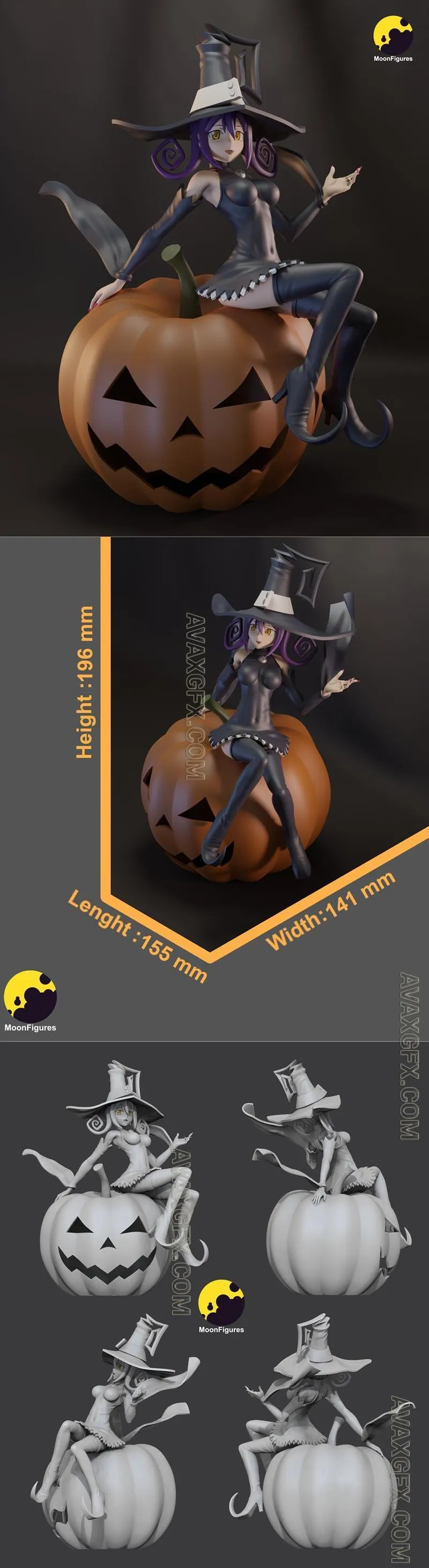 MoonFigures - Blair - STL 3D Model