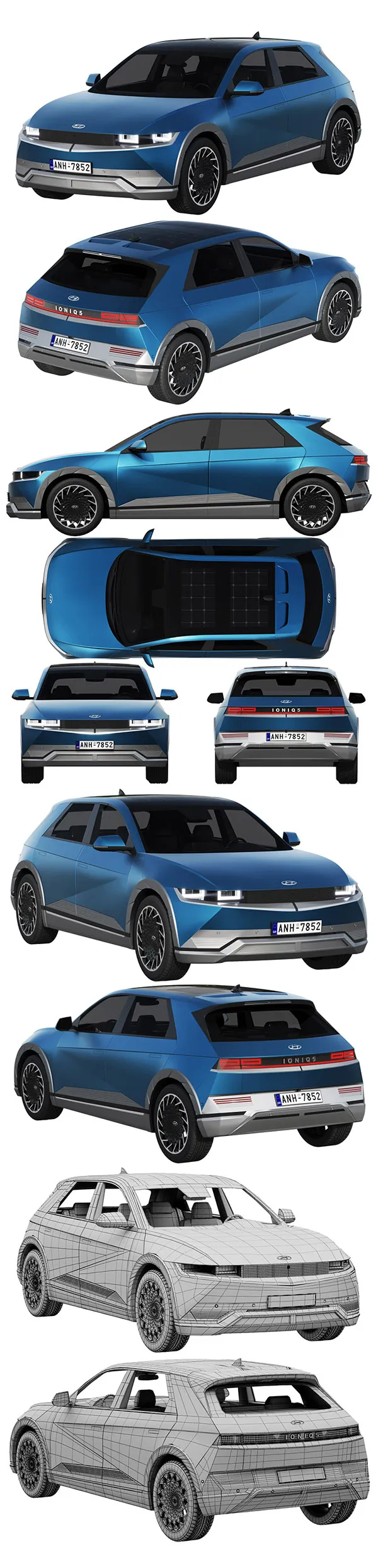 Hyundai IONIQ 5 2022 3D Model