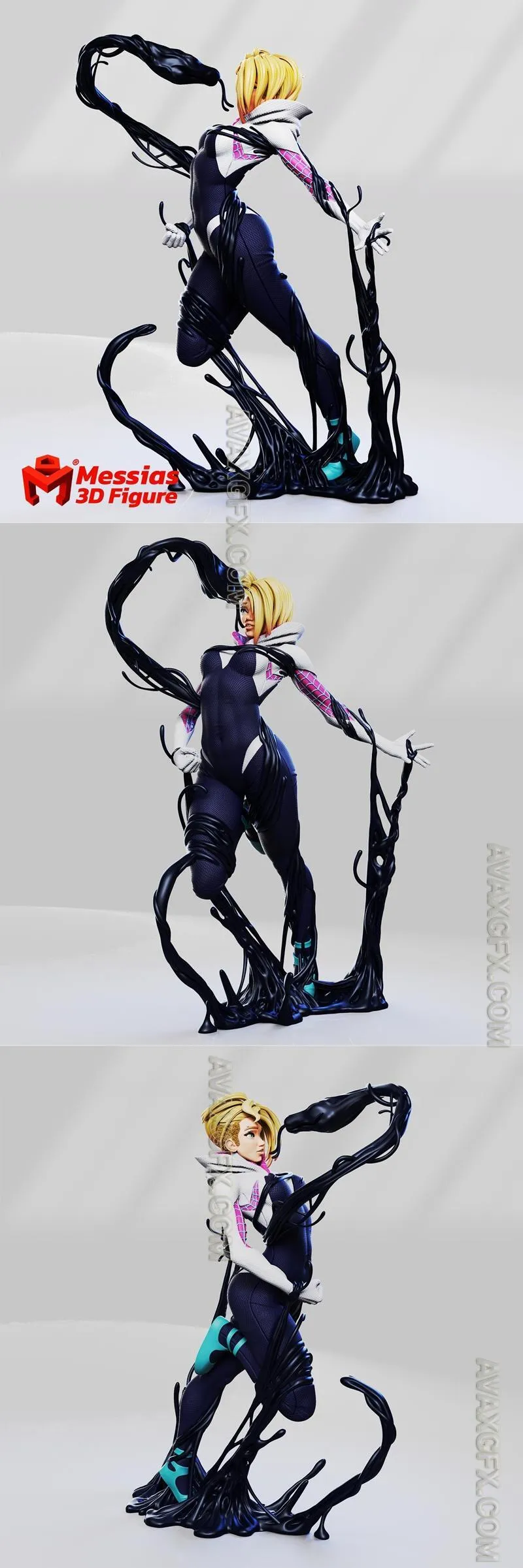 Messias - Spider Gwen - STL 3D Model