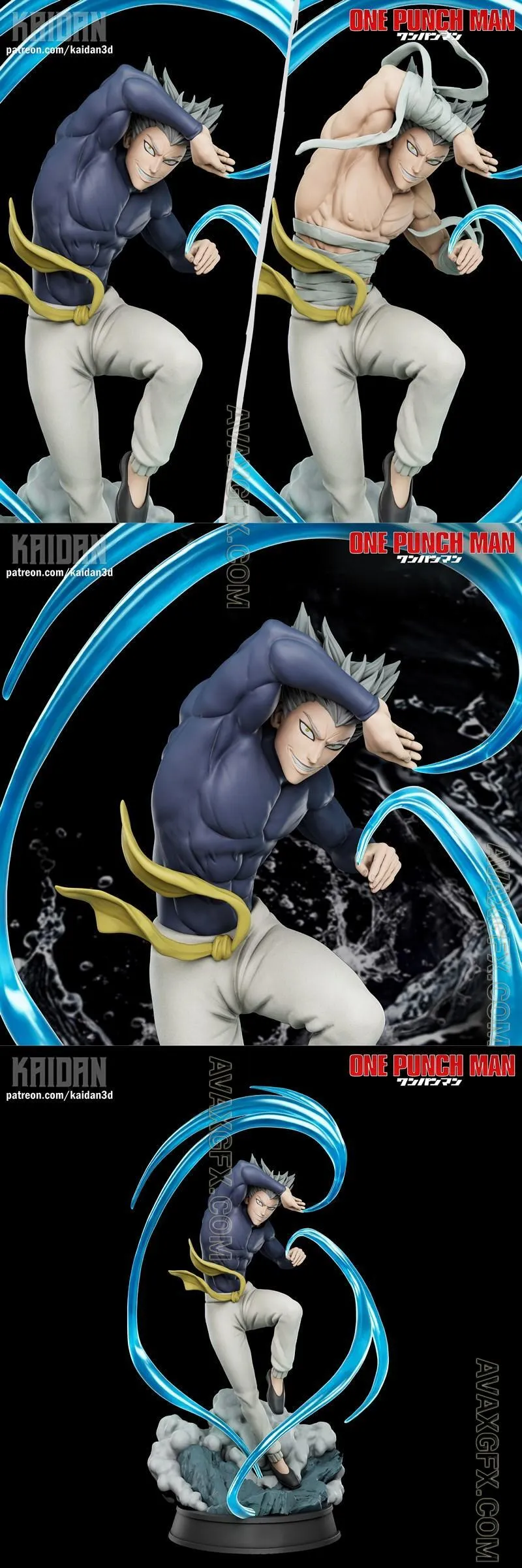 Kaidan3D - Garou - STL 3D Model