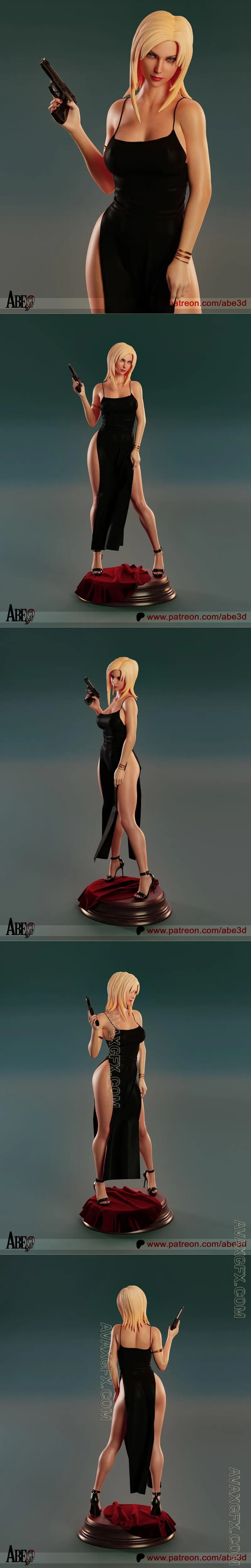 Abe3D - Aya Brea - STL 3D Model