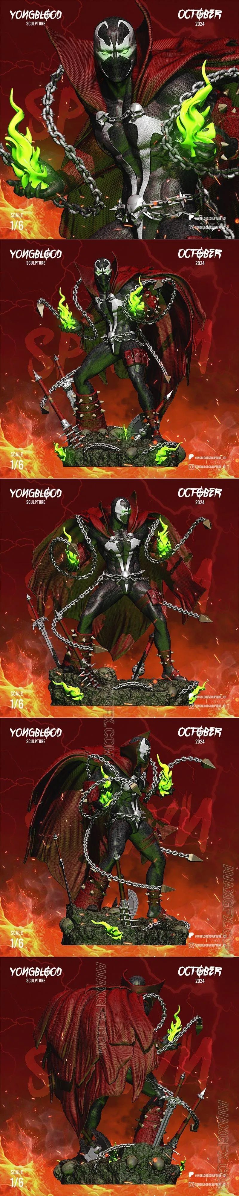 Yongblood Sculpture - Spawn - STL 3D Model