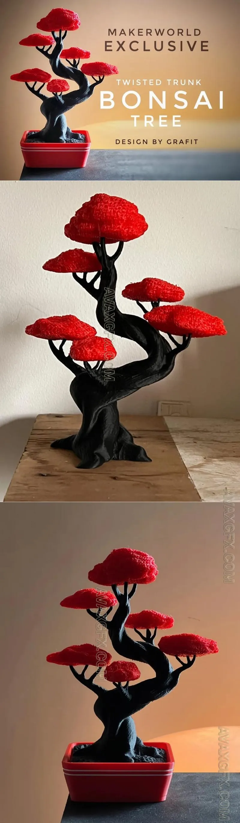 Twisted Bonsai by Grafit - STL 3D Model