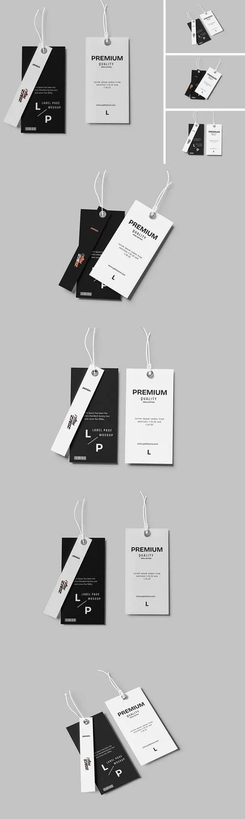 Label Tag Mockup L85FWJ6