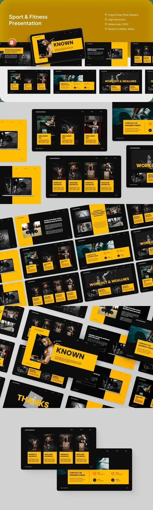 Known - Sport & Fitness PowerPoint Presentation TSZWGMT