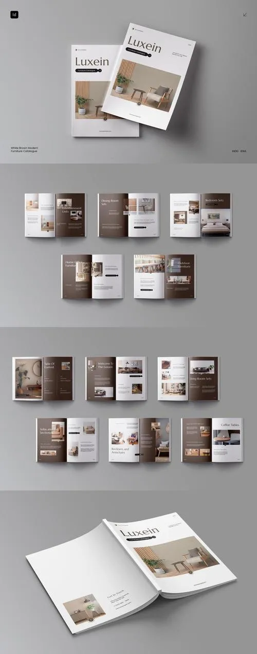 White Brown Modern Furniture Catalogue
