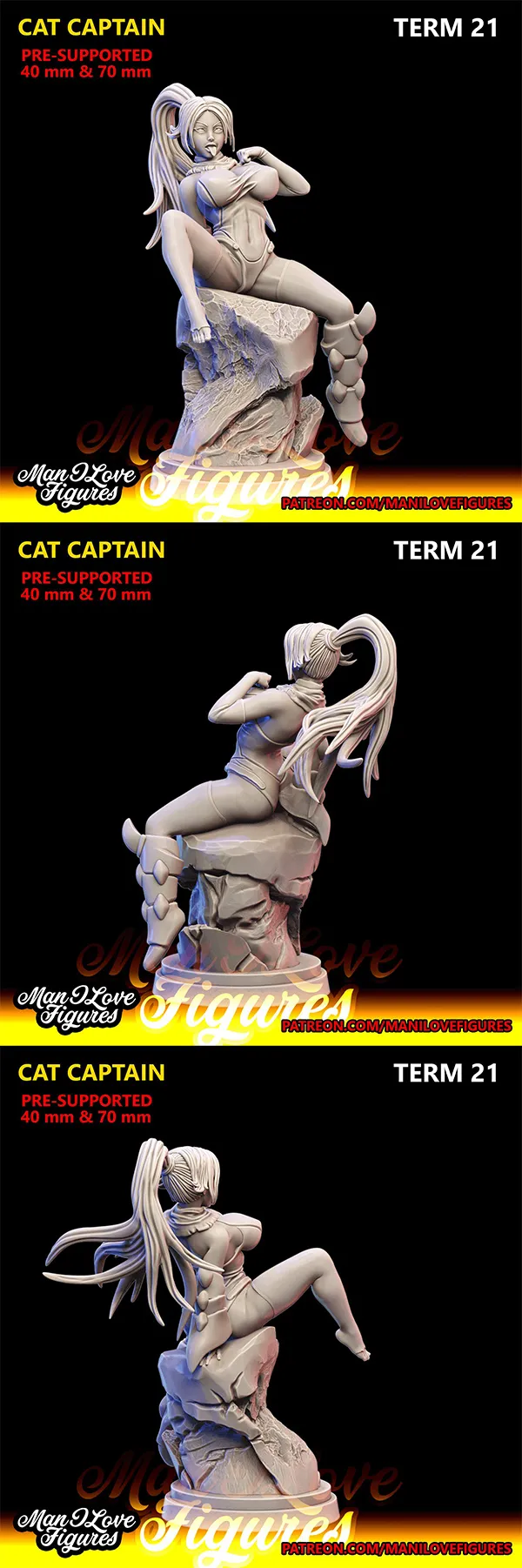 Man I Love Figures – Yoruichi Cat Captain – 3D Print