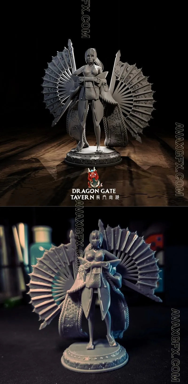 Dragon Gate Tavern - Iron Fan Princess - STL 3D Model