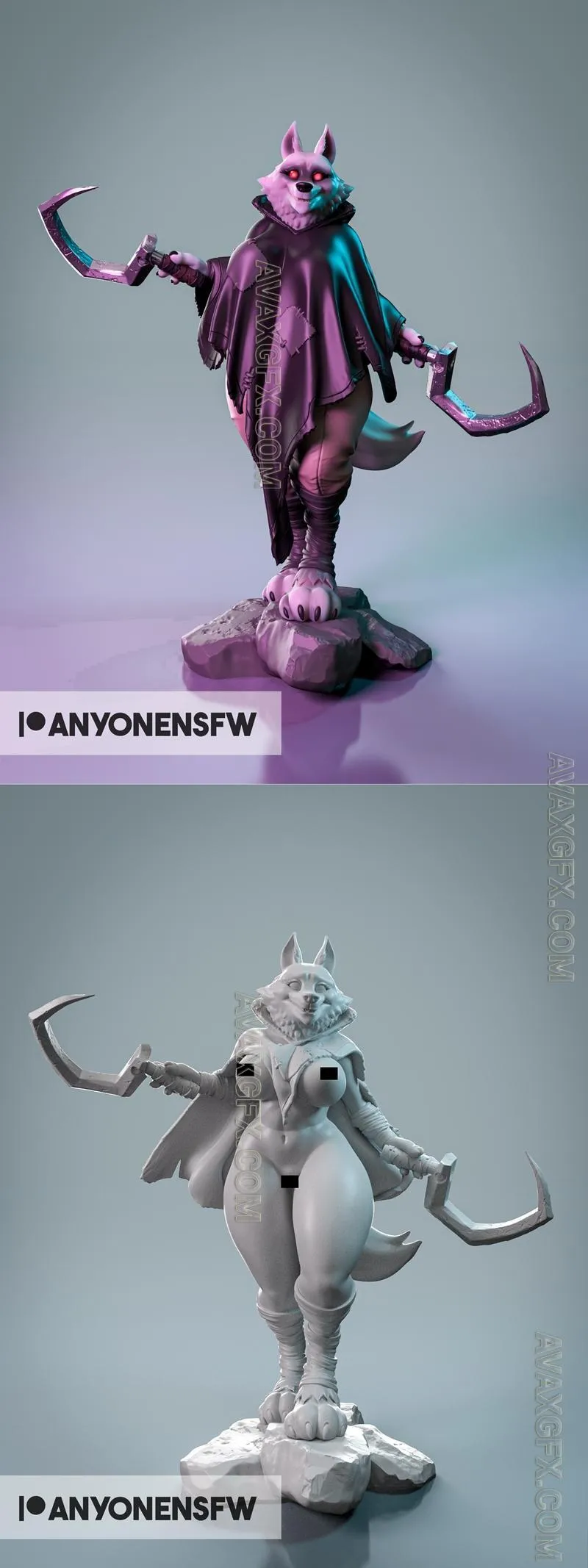 Anyonensfw - Death - STL 3D Model