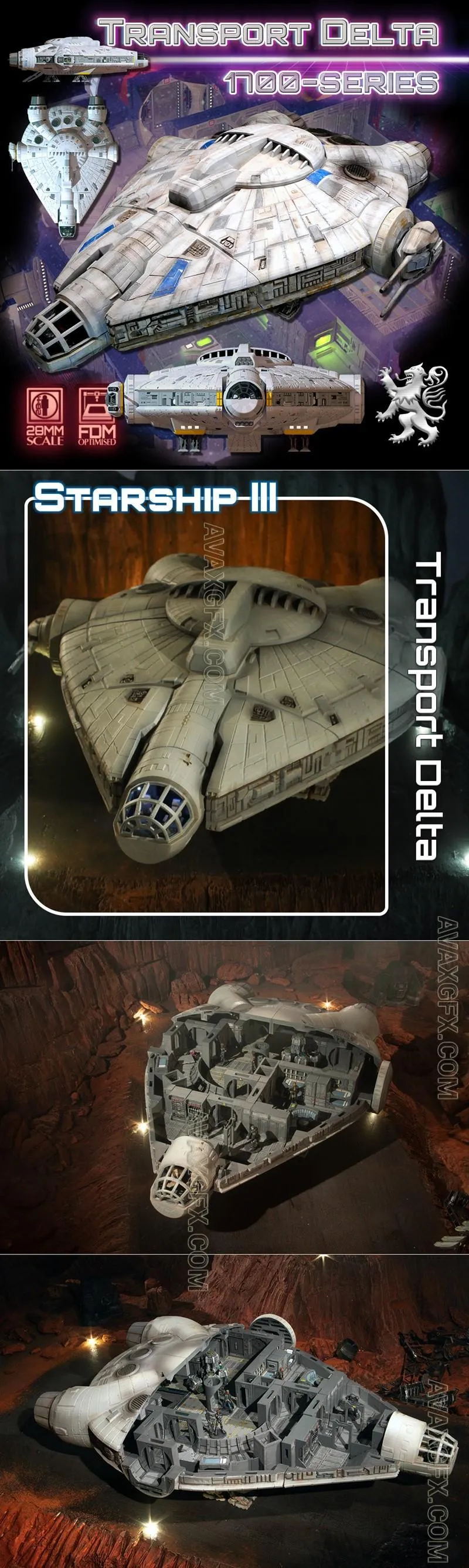 Transport Delta - STL 3D Model