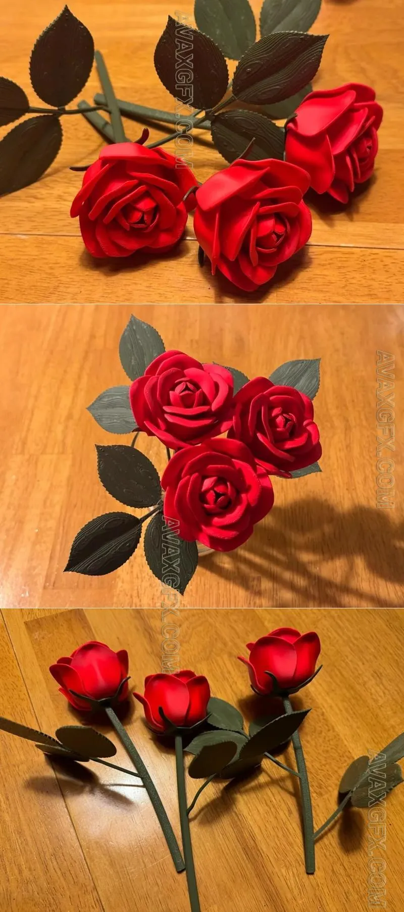 Rose v3 - STL 3D Model