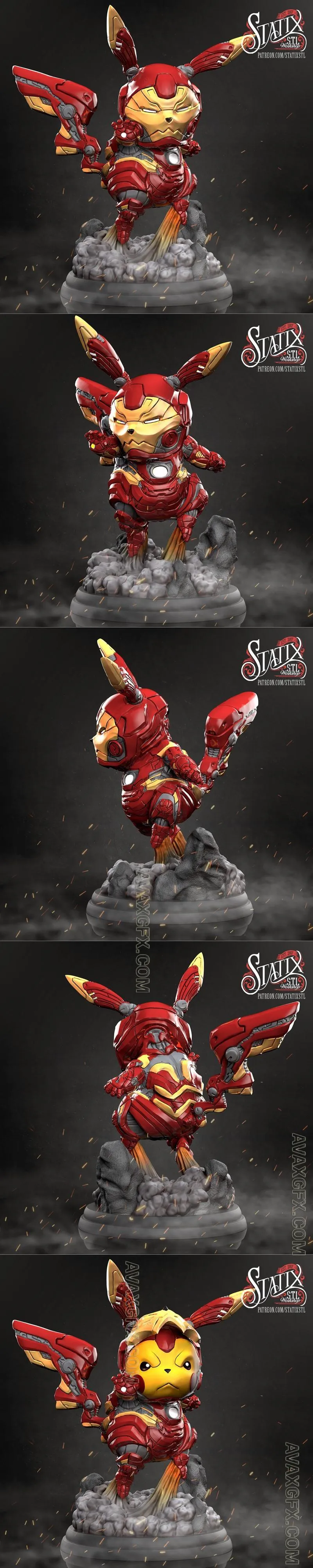Statix - Ironmon - STL 3D Model