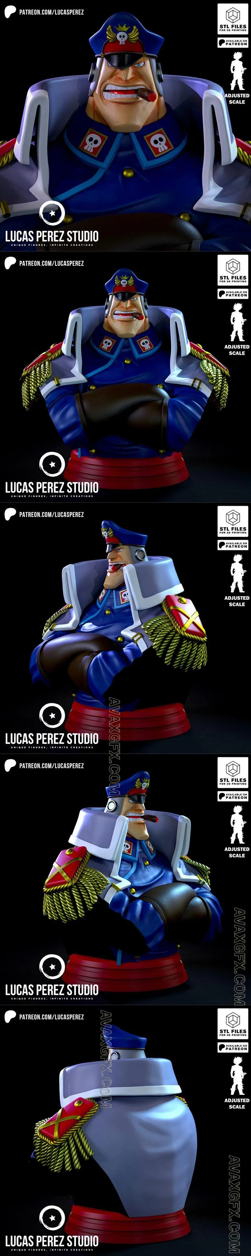 Lucas Perez Studio - Shiryu non CDZ - STL 3D Model