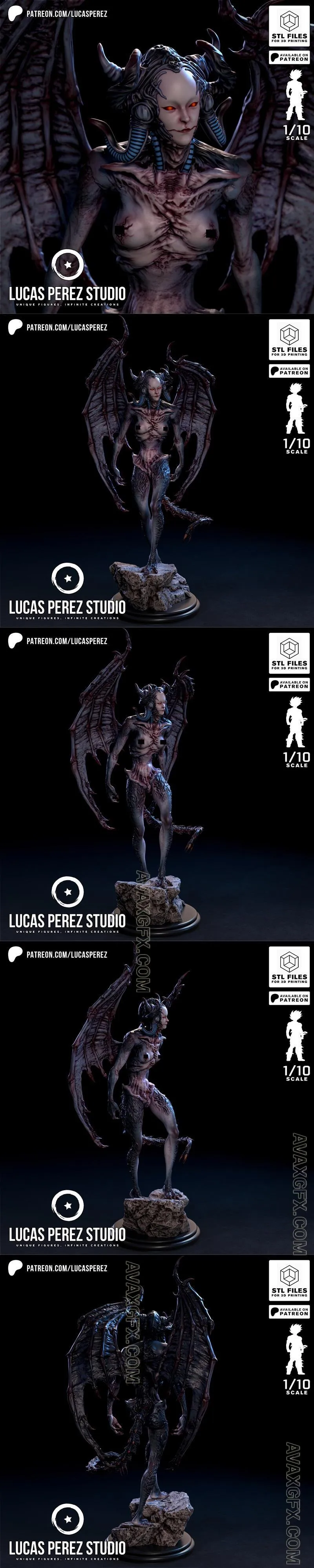 Lucas Perez Studio - Elvira - STL 3D Model