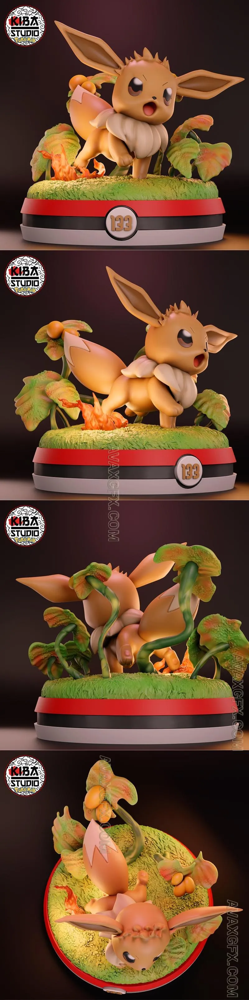 Eevee - STL 3D Model