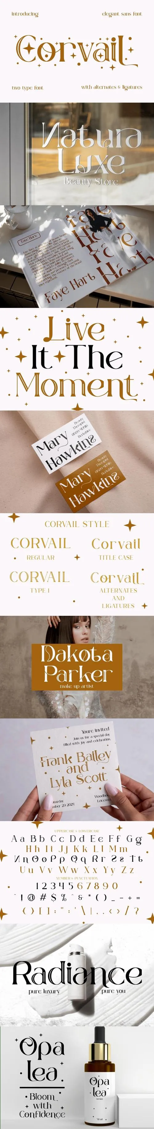 Corvail - Elegant Serif Font H86UWRQ