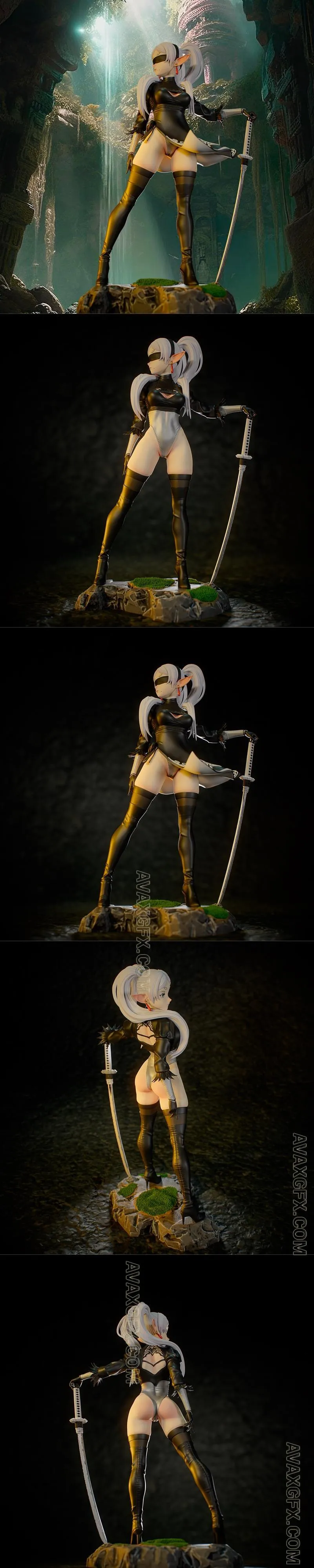 Gmeyer3D - 2B-Frieren - STL 3D Model