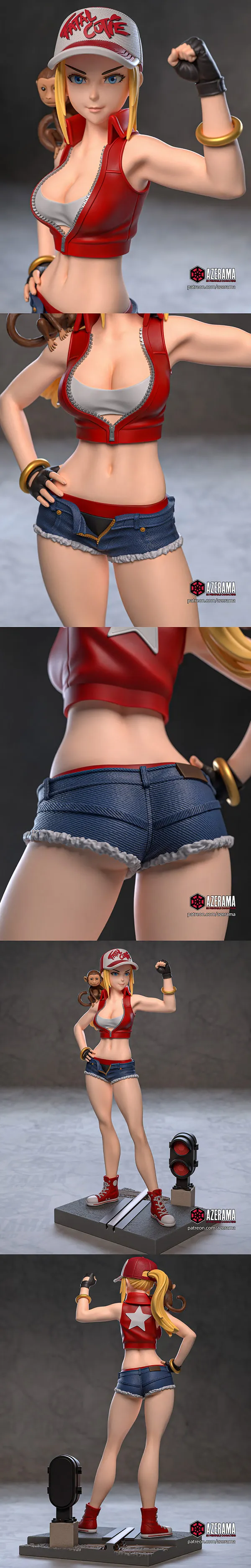 Azerama – King of Fighters – Female Terry – 3D Print