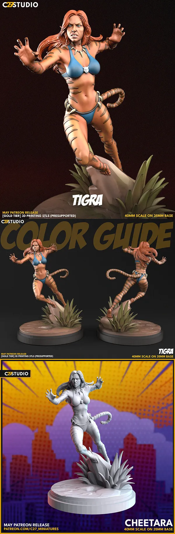 Tigra – Cheetara – 3D Print