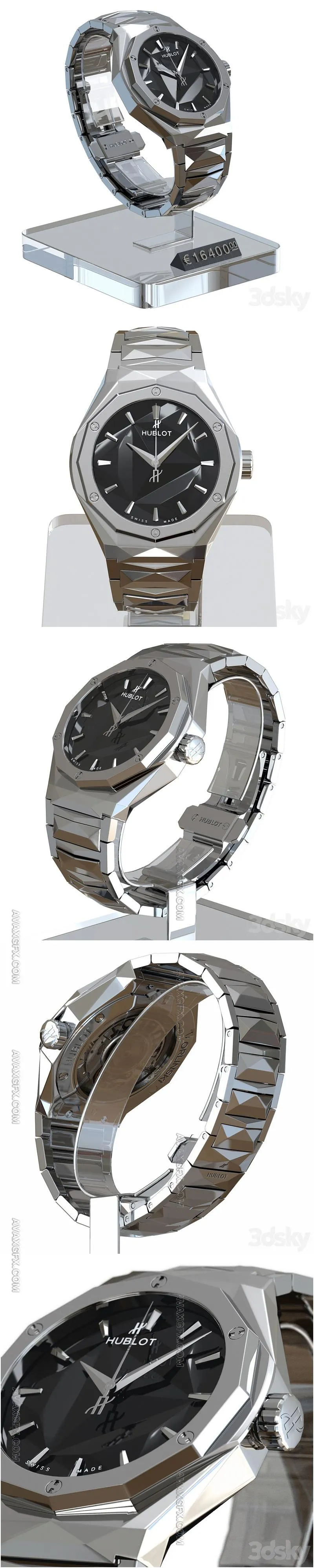 Store Display Hublot Orlinski Bracelet Titanium - 3D Model