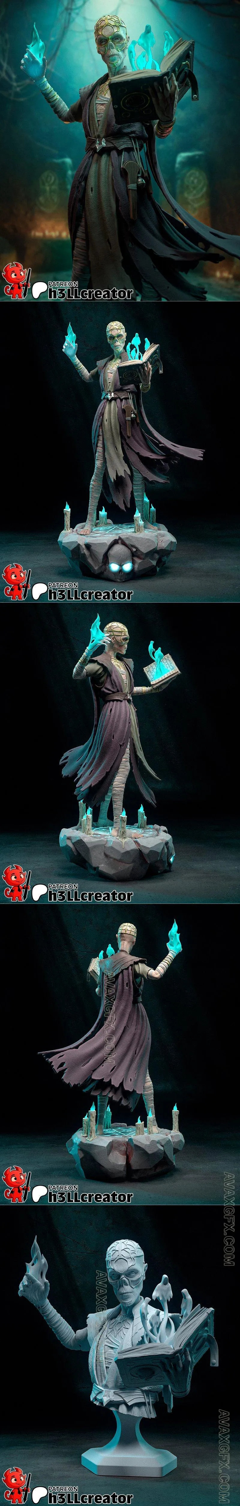 h3LL creator - Withers Sculpture and Bust - STL 3D Model