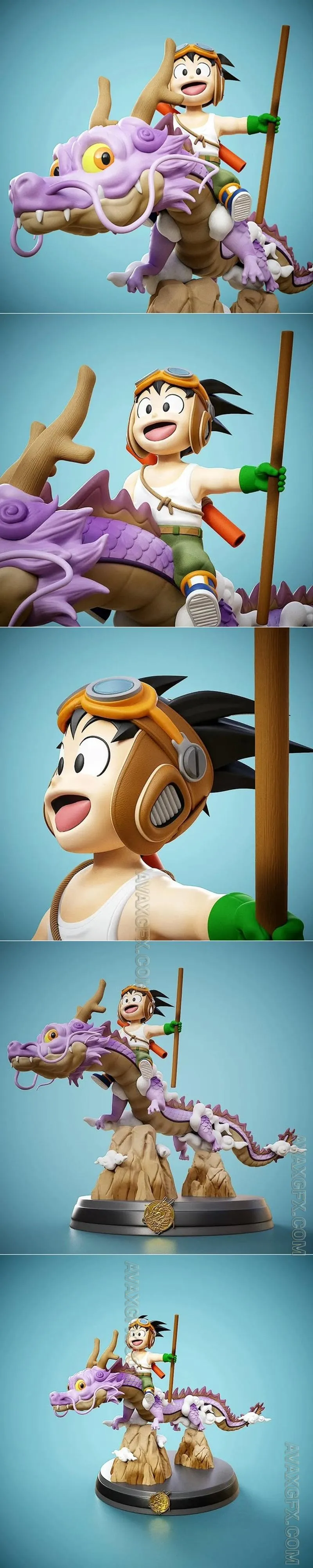 Goku Niño - Shadow Studio 2.0 - STL 3D Model