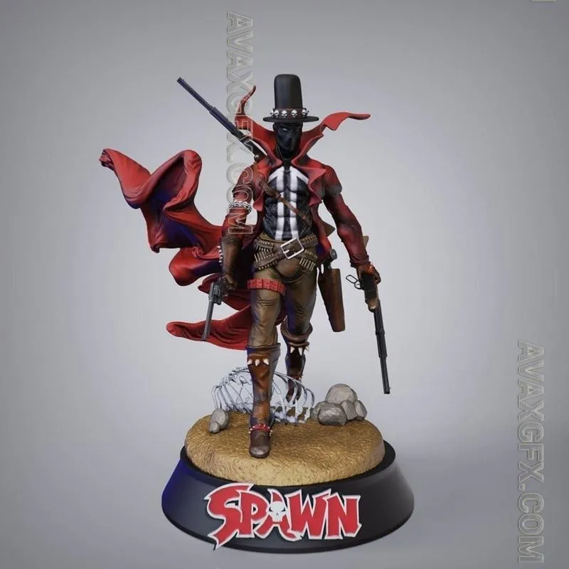 Spawn - Gunslinger - STL 3D Model