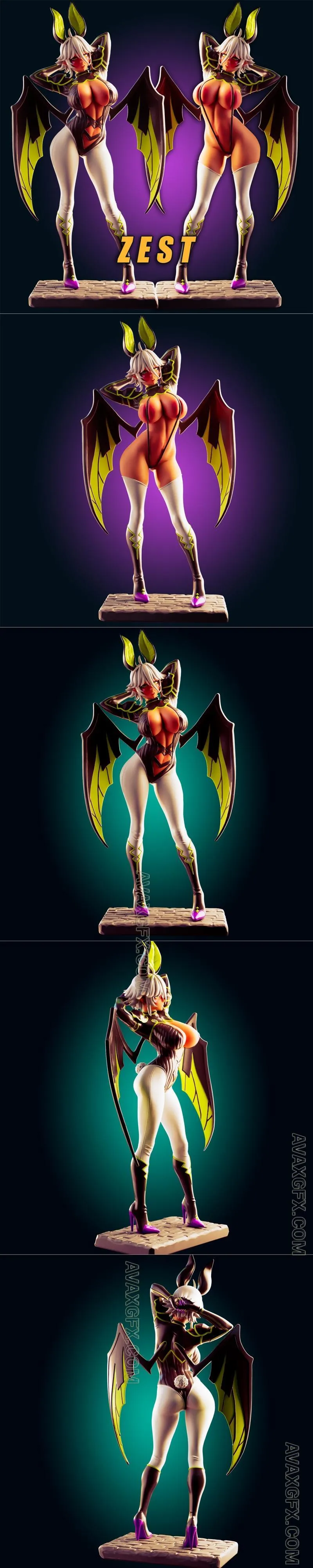 Officer Rhu - Zest - STL 3D Model