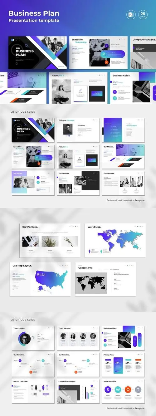 Business Plan Presentation Template LBBTYKG