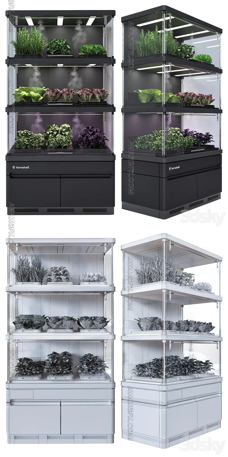 Farmshelf fridge - 3D Model