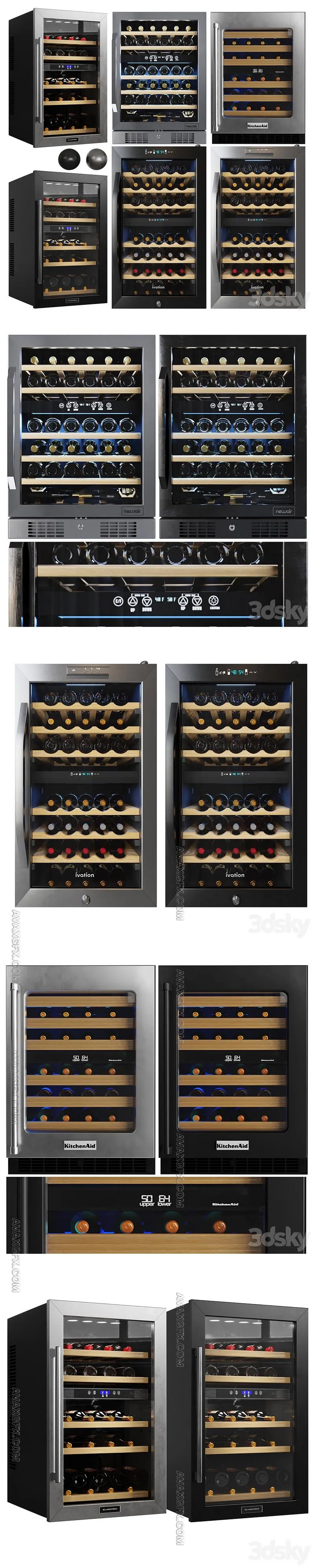 Under Counter Wine Fridges Collection - 3D Model