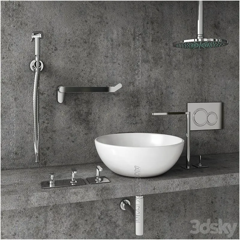 Faucets and accessories, Bagno Design - 3D Model.jpg