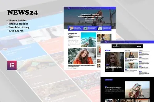 News24 - Elementor Blog Magazine XBPG476