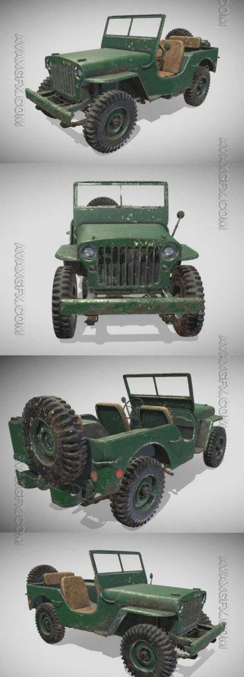 Jeep Willy - 3D Model