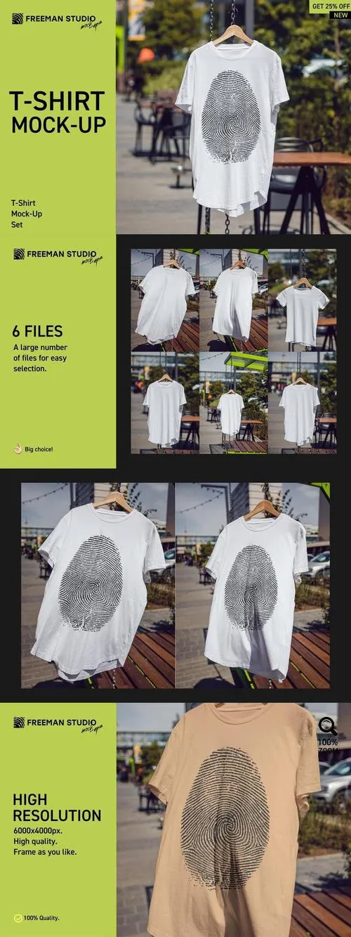 T-Shirt Mock-Up Set