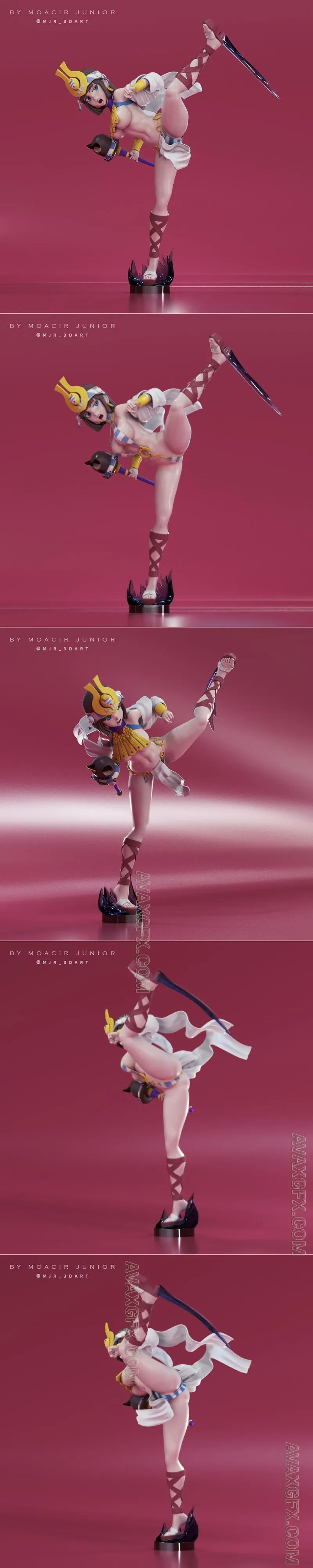 Menace Queens Blade - STL 3D Model
