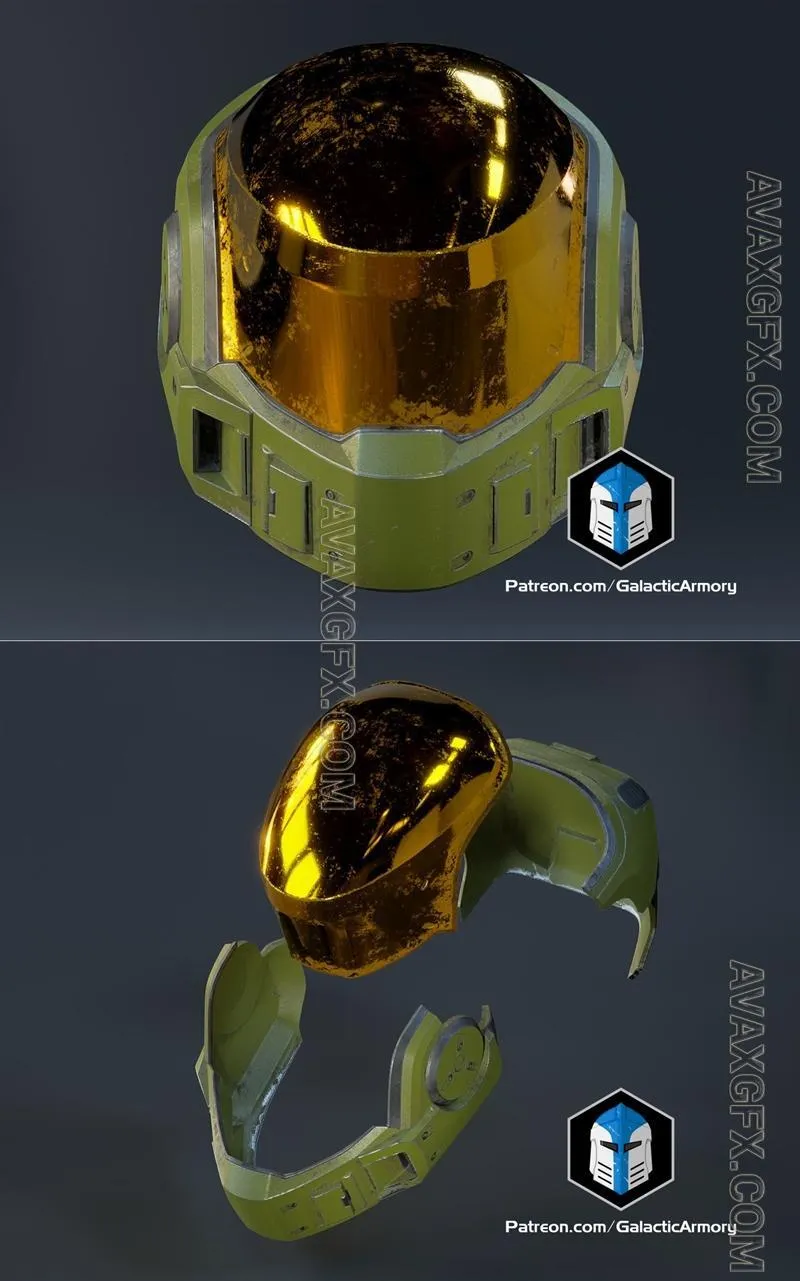 Halo Mirage Helmet - STL 3D Model