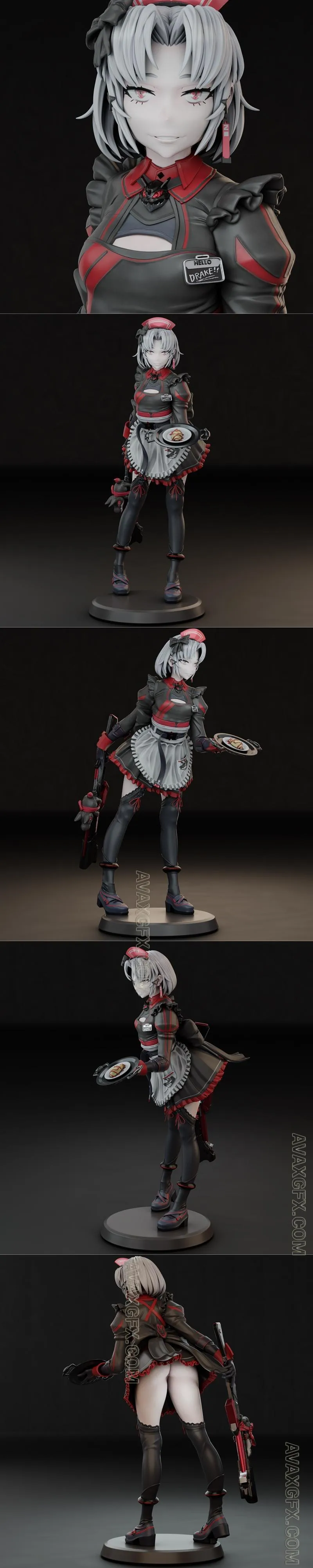 Gr8Tech - NIKKE - Drake - STL 3D Model