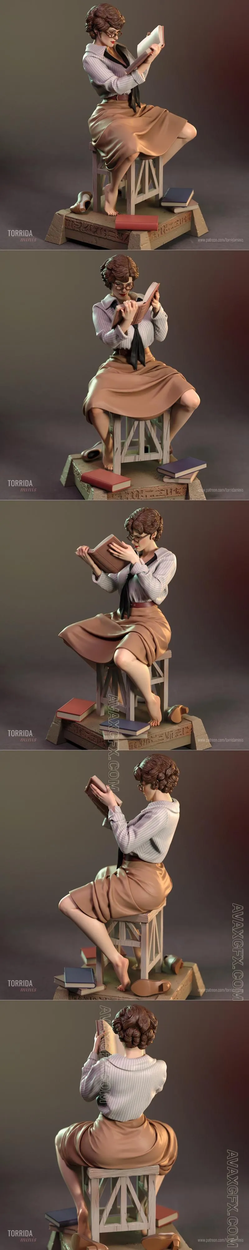 Torrida Minis - Evelyn - STL 3D Model