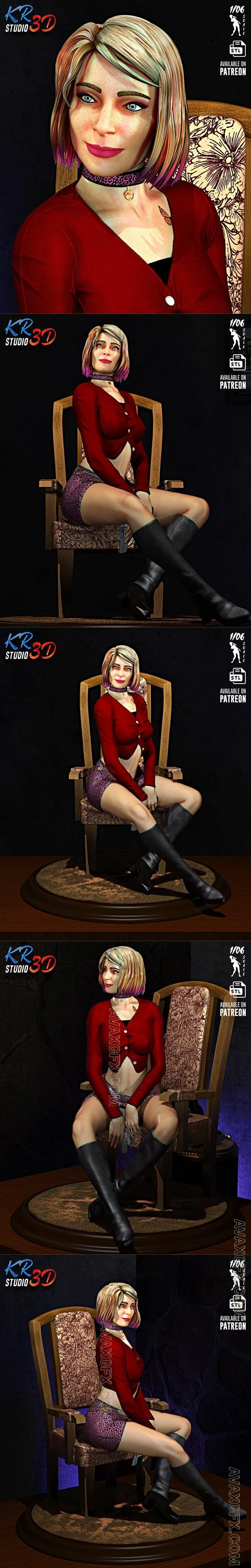 KR3D Studio - Maria - Silent Hill 2 Remake Statue - STL 3D Model