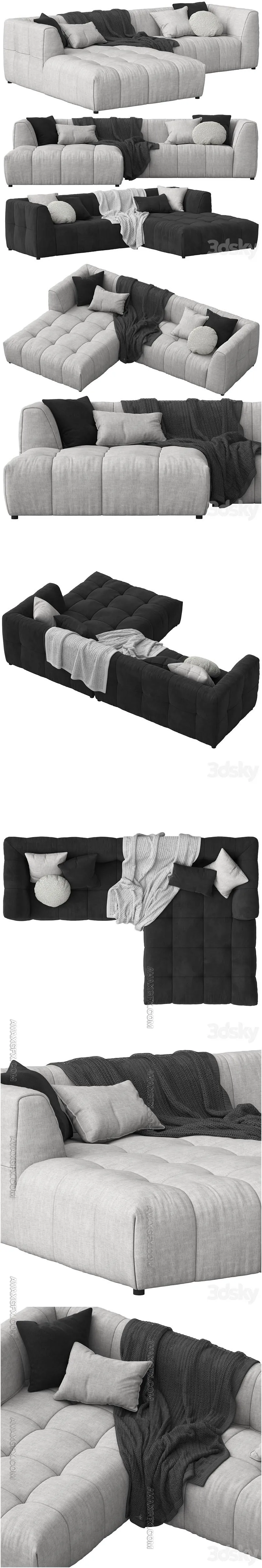 Globewest Sydney Slouch Sofa2 - 3D Model