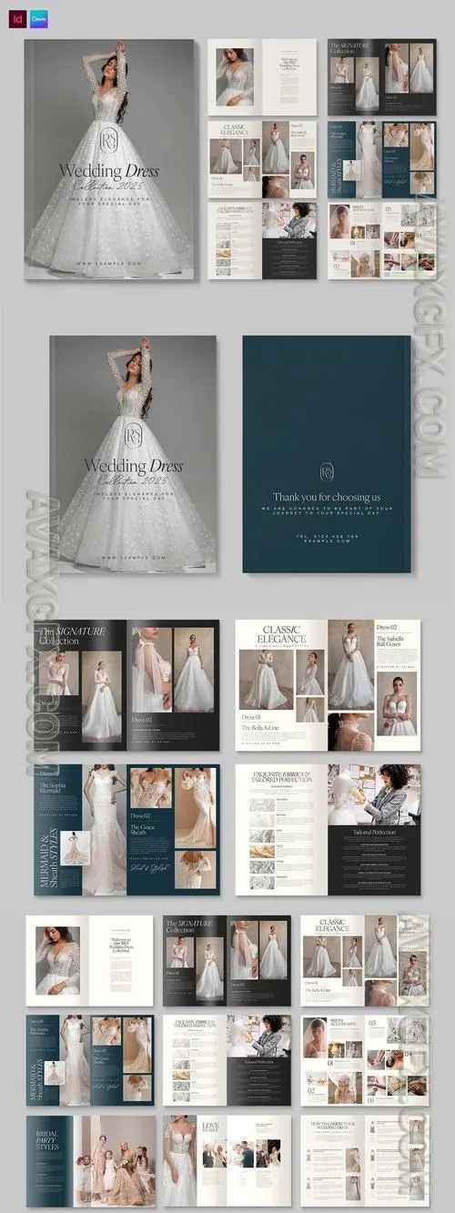 Wedding Dress Catalog Template 2DCLRYN