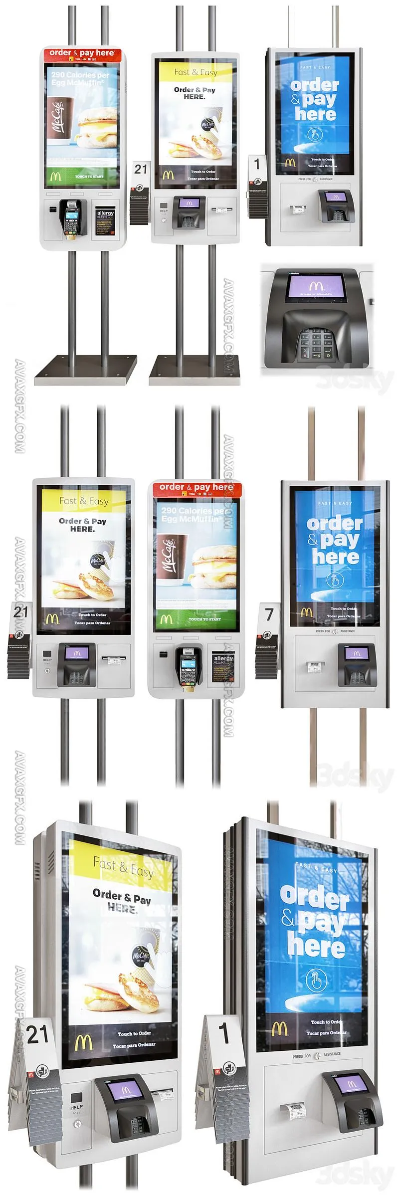 Pay display - 3D Model