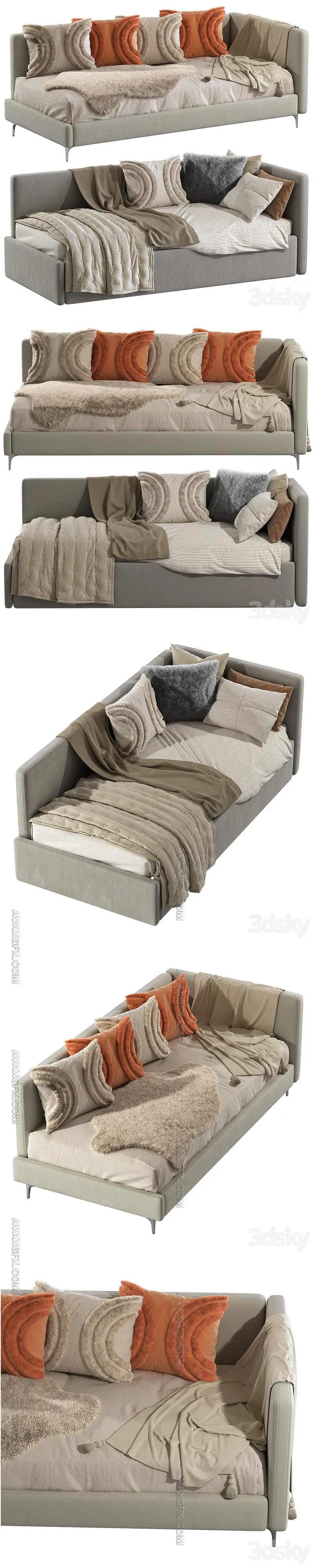 Baby bed Be-Max Twils 4 - 3D Model