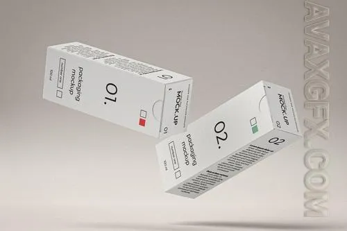 Falling Boxes Mockup TH4B3PN